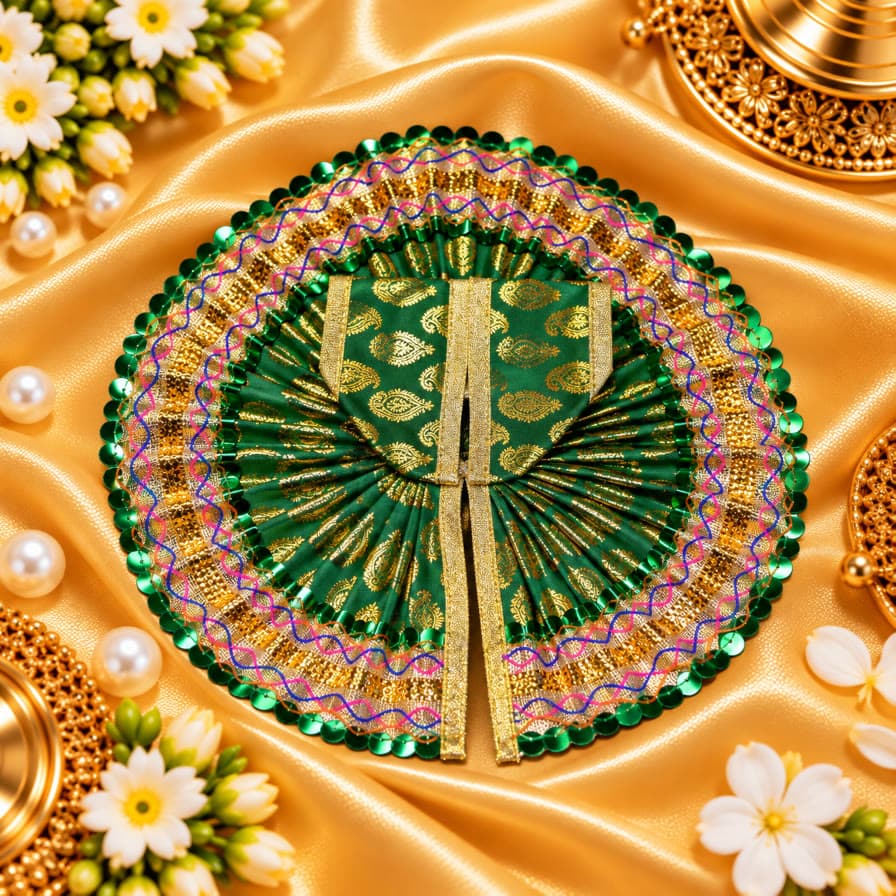 Hara Zari Poshak for Laddu Gopal Ji