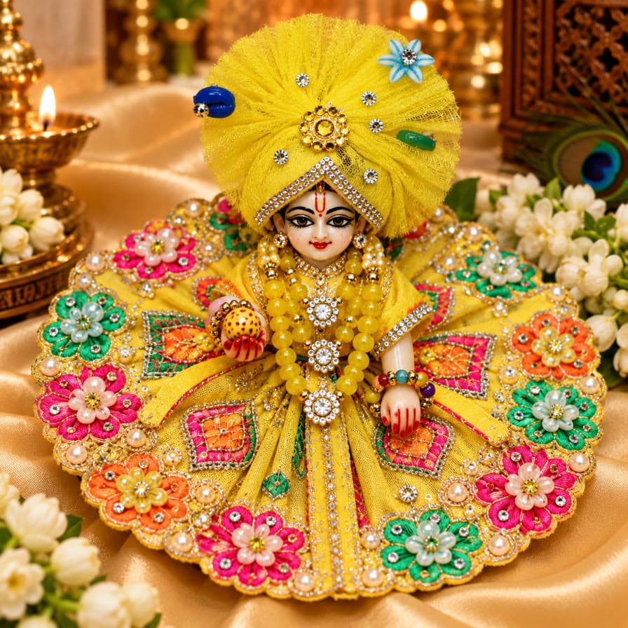 Laddu Gopal Phoolon Shringar Combo